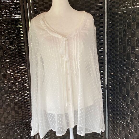 Miraclesuit Everyday Shapewear White Lace Blouse XL - Picture 2 of 12